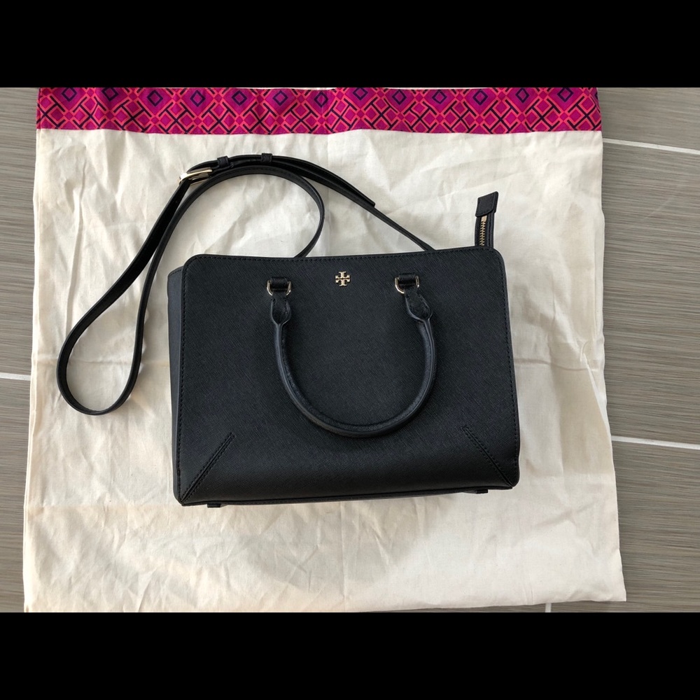 Tory Burch Robinson Small Zip Tote